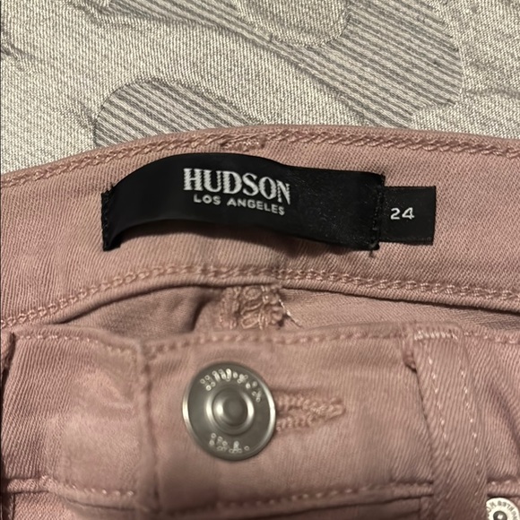 Hudson Nico Skinny Jeans in Umber (pink/ mauve) Sz 24 - Picture 2 of 3